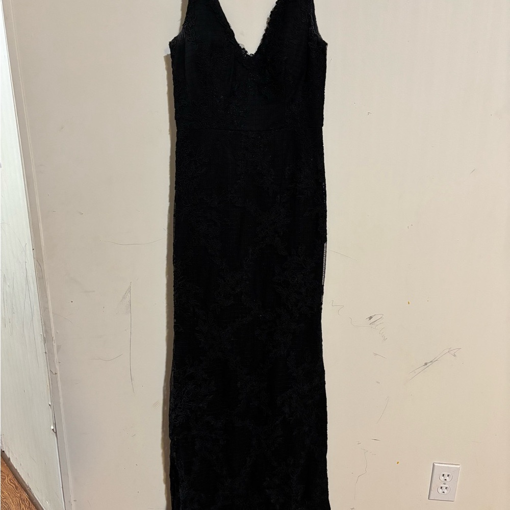 Soieblu Elegant Black Prom Dress